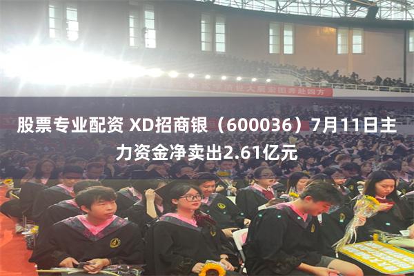 股票专业配资 XD招商银（600036）7月11日主力资金净卖出2.61亿元