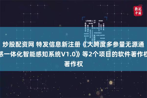 炒股配资网 特发信息新注册《大跨度多参量无源通感一体化智能感知系统V1.0》等2个项目的软件著作权