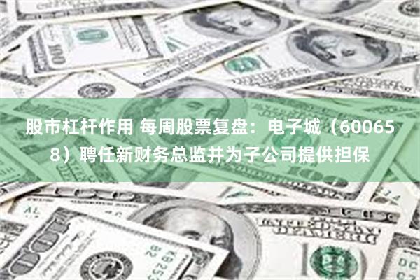 股市杠杆作用 每周股票复盘：电子城（600658）聘任新财务总监并为子公司提供担保