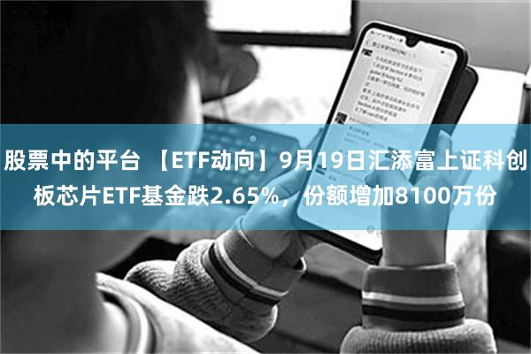 股票中的平台 【ETF动向】9月19日汇添富上证科创板芯片ETF基金跌2.65%，份额增加8100万份