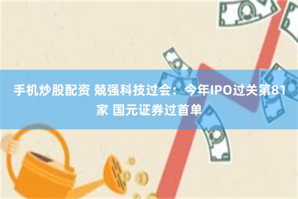手机炒股配资 兢强科技过会:今年IPO过关第81家 国元证券过首单