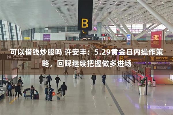 可以借钱炒股吗 许安丰：5.29黄金日内操作策略，回踩继续把握做多进场