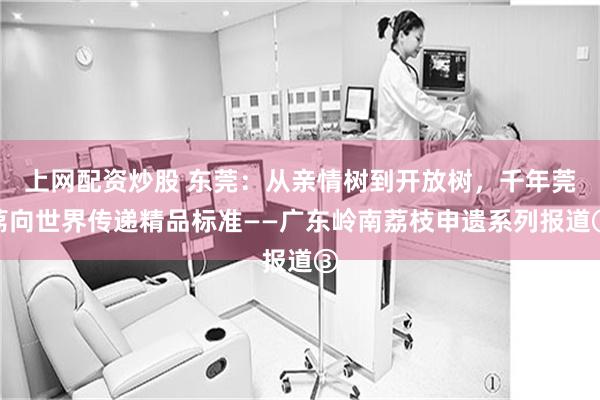 上网配资炒股 东莞：从亲情树到开放树，千年莞荔向世界传递精品标准——广东岭南荔枝申遗系列报道③