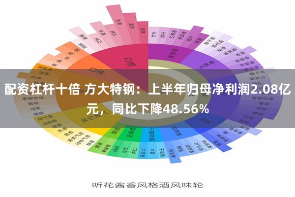 配资杠杆十倍 方大特钢：上半年归母净利润2.08亿元，同比下降48.56%