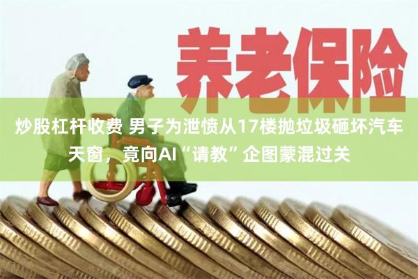 炒股杠杆收费 男子为泄愤从17楼抛垃圾砸坏汽车天窗，竟向AI“请教”企图蒙混过关